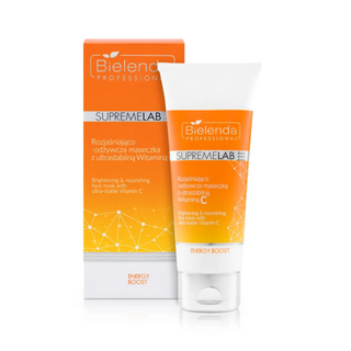 Aufhellende und pflegende Maske mit stabilem Vitamin C Supremelab Energy Boost Bielenda - 1