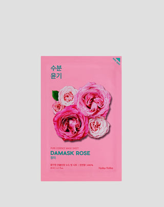 Pflegende Blattmaske mit Damaszener Rosenextrakt Pure Essence Mask Sheet Holika Holika - 1