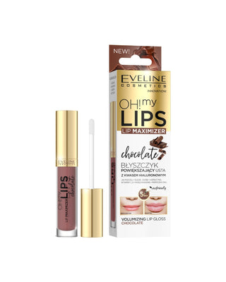 Lipgloss mit Hyaluronsäure Schokolade Oh! My Lips Lip Maximizer Eveline - 1