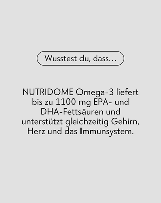 Omega-3 Nutridome für die Immunität und die korrekte Funktion des Gehirns, des Herzens und der Sehkraft 60 Kapseln - 4