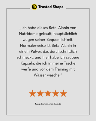 Beta-Alanin 700 mg für Leistungsfähigkeit und Reduzierung von Muskelermüdung Nutridome, 60 Kapseln - 5