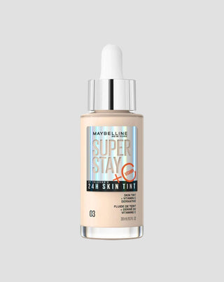 Maybelline Super Stay Skin Tint 03 langanhaltende, leuchtende Foundation mit Vitamin C - 1