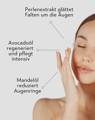 Nutridome Feuchtigkeitsspendende Augencreme mit Perlenextrakt gegen Falten und dunkle Augenringe - 2