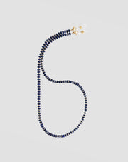 Brillenkette mit Natursteinen Lapislazuli Mys