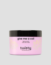 Maske für hochporöses lockiges Haar mit Sheabutter und Hanföl Twisty