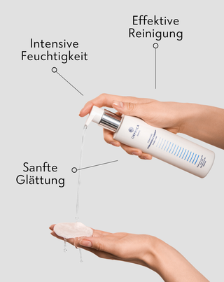 Mizellenwasser zur Reinigung und zum Abschminken mit Harnstoff, Hyaluronsäure und Glykolsäure Cleansing Orphica Clinic 200 ml