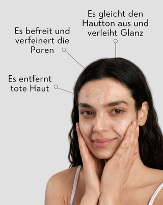 Gesichtspeeling mit Niacinamid, Panthenol, BHA und Mikrogranulaten Anti-Acne Orphica Clinic 100 ml