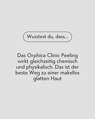 Gesichtspeeling mit Niacinamid, Panthenol, BHA und Mikrogranulaten Anti-Acne Orphica Clinic 100 ml
