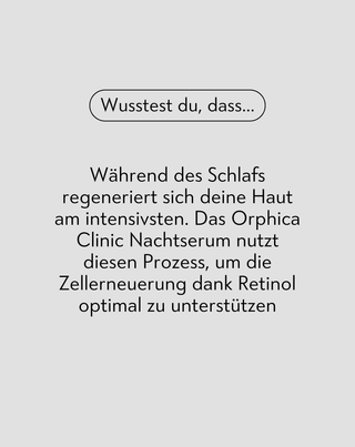 Nachtserum zur Unterstützung der Hautregeneration für problematische Haut Anti-Acne Orphica Clinic 50 ml