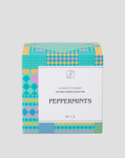 Sojakerze mit dem Duft von Minzbonbons im Keramikgefäß Mys