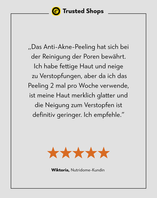 Gesichtspeeling für zu Akne neigende Haut mit Niacinamid, Panthenol, BHA und Mikrogranulaten Anti-Acne Orphica Clinic 100 ml
