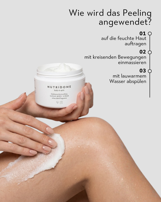 Zucker-Körperpeeling-Scrub zur Hautglättung Nutridome 250 g