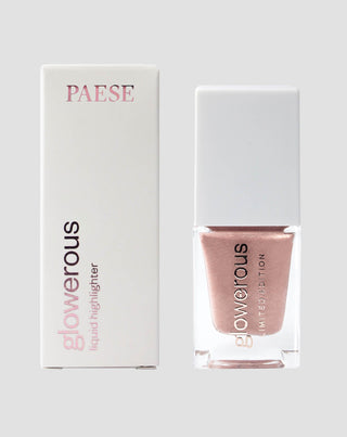 Flüssiger Highlighter für Gesicht und Körper Glowerous Sparkle Rose Paese