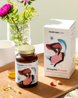 OmegaMe Pränatale Fettsäuren Omega 3 DHA und EPA aus Fisch mit Vitamin D3 Health Labs Care - 2