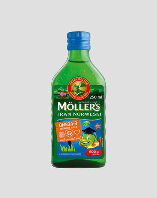 Möllers norwegisches Lebertran mit Fruchtgeschmack und 600 IE Vitamin D3 - 1