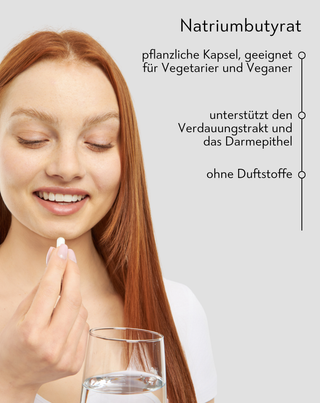 Natriumbutyrat 620 mg/Tag bei Darm, Entzündungen und Störungen der Bakterienflora Nutridome 60 Stk. - 2