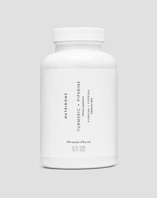 Kurkuma und Piperin zur Unterstützung der Verdauung und Leberfunktion Nahrungsergänzungsmittel Nutridome 180 Kapseln - 1