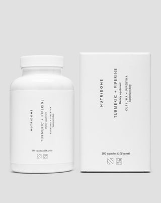 Kurkuma und Piperin zur Unterstützung der Verdauung und Leberfunktion Nahrungsergänzungsmittel Nutridome 180 Kapseln - 5