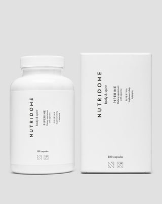 Piperin Tabletten für eine bessere Verdauung zur Unterstützung der Gewichtsabnahme Piperin Nutridome 180 Kapseln - 2