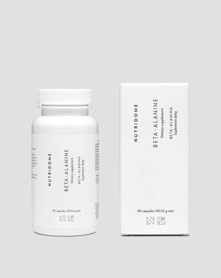 Beta-Alanin 700 mg für Leistungsfähigkeit und Reduzierung von Muskelermüdung Nutridome, 60 Kapseln - 4