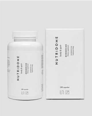 Berberin-HCl-Tabletten zur Senkung von Cholesterin, Zucker und Blutdruck Nutridome 180 Kapseln_2 - 2