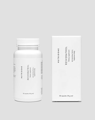 Resveratrol Kapseln zur Unterstützung des Kreislaufsystems und zum Schutz vor Arteriosklerose Nutridome 60 Stück