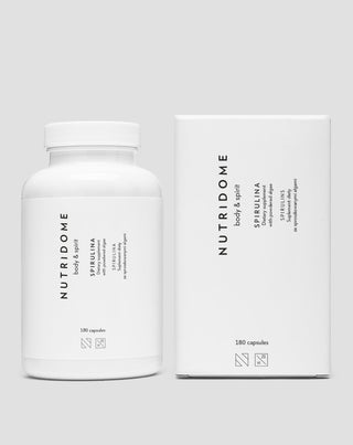 Spirulina Algen Tabletten für die Entschlackung des Körpers Nutridome 180 Kapseln - 2