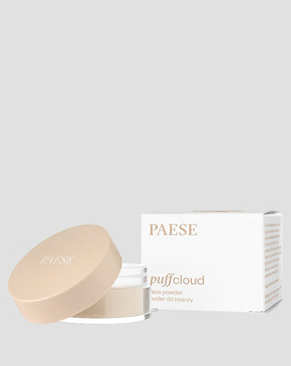 Pulverisierter Gesichtspuder - Puff Cloud mit Unschärfeglättungseffekt in neutraler Paese-Farbe - 1