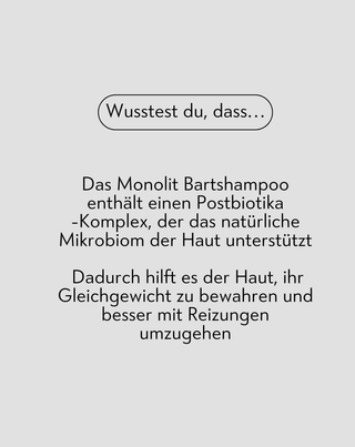 Bartshampoo mit Panthenol und Niacinamid zur Reinigung und Pflege des Bartes Monolit - 5