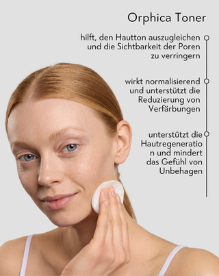 Gesichtstoner mit Niacinamid und Azelainsäure Anti-Acne Orphica Clinic 200 ml