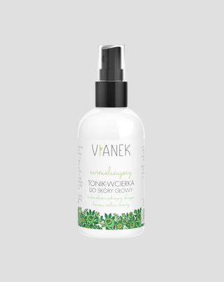 Pflanzliches Toner-Einreiben für die Kopfhaut, um das Haar zu stärken und wachsen zu lassen Vianek