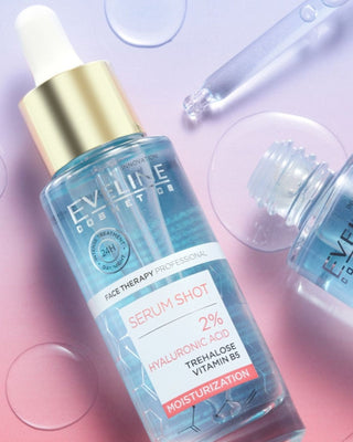 Feuchtigkeitspflege 2% Hyaluronsäure mit Vitamin B5 Serum Shot Eveline Cosmetics - 2
