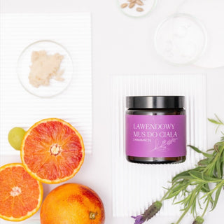 Lavendel-Körpermousse für gereizte und trockene Haut mit Mglife Lavendelöl - 3