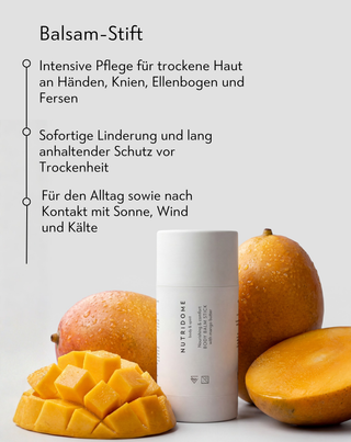 Körperbalsam-Stick Intensiv nährend mit natürlichen Ölen Nutridome