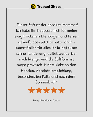 Körperbalsam-Stick Intensiv nährend mit natürlichen Ölen Nutridome