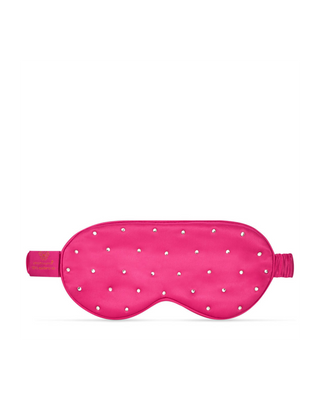 Schlafaugenband aus Seide, verziert mit Kristallen – pink Crystallove - 2