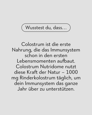 Colostrum 1000 mg/Tag für Immunität, Rindercolostrum mit Vitaminen und Mineralien Nutridome 60 Stk. - 3