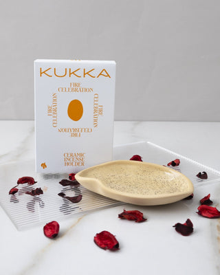 Keramikuntersetzer für Palo Santo, handgefertigt Kukka - 4