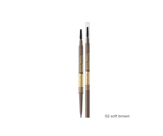 Ultra-präziser Modellier-Augenbrauenstift Nr. 02 weich braun Micro Precise Brow Pencil Eveline - 1