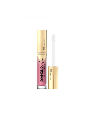 Lipgloss mit Hyaluronsäure No 05 Toffee Diamond Glow Lip Luminizer Eveline - 1