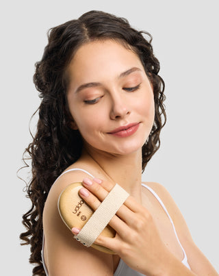 Uddo natürliche Wildschweinborste Körper Massagebürste - 3