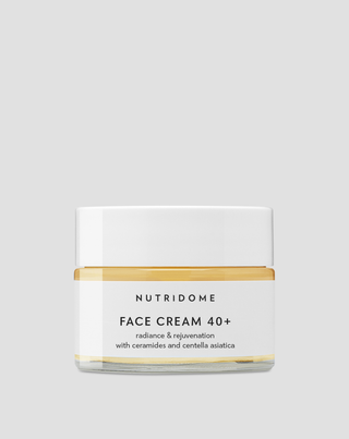 Gesichtscreme 40+ mit Ceramiden und asiatischem Wassernabel für trockene und reife Haut Nutridome