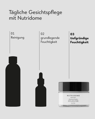 Glättende und straffende Nachtcreme mit Nutridome Hyaluronsäure - 4
