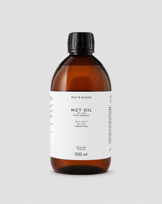 MCT-Öl C8+C10 zum Trinken zur Unterstützung von Energie und Konzentration Nutridome 500 ml