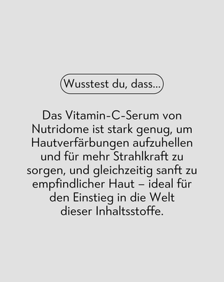 Vitamin C 5% Gesichtsserum gegen Verfärbungen Nutridome - 3