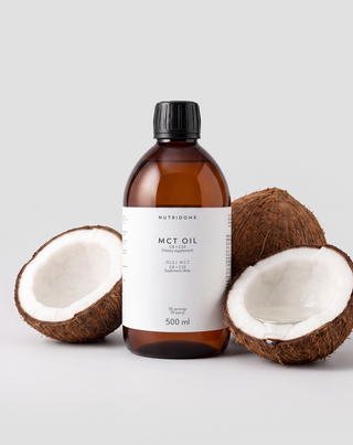 MCT-Öl C8+C10 zum Trinken zur Unterstützung von Energie und Konzentration Nutridome 500 ml