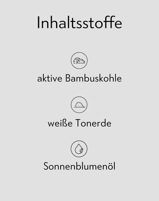 Entgiftendes Gesichtspeeling mit aktivierter Bambuskohle und weißer Nutridome-Tonerde - 3