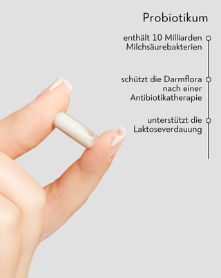 Probiotikum mit 10 Milliarden Milchsäurebakterien und Ballaststoffen PRO 10 BIOTIC Nutridome 60 Kapseln - 2