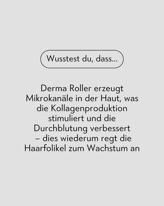 Bart-Dermaroller zur Stimulierung des Bartwachstums Monolit