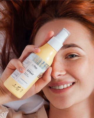 Pflegendes Spray für lockiges Haar mit reifem Melonenduft mit Aloe so!flow - 2
